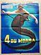 4 Du Moana Movie Poster 1959 Litho Original French Average Movie Poster