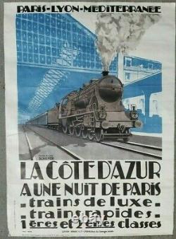 7 Repro Posters Old/original Posters Train Railways Provence Plm
