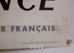 A. Hambourg Original Poster for Railway- Ile De France 1958