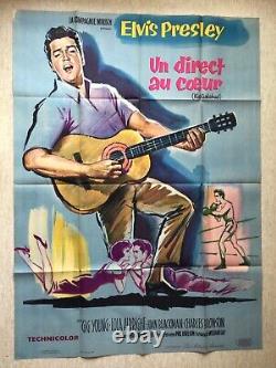 A Straight to the Heart Cinema Poster 1962 Original Large French Movie Poster