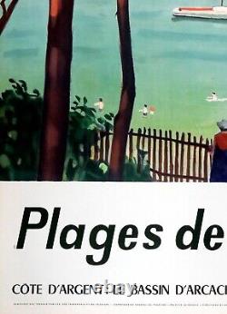 Albert Marquet original poster. Beaches of France original poster