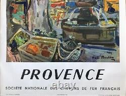 André Planson Poster Original 1957 Provence Sncf Railways French Poster