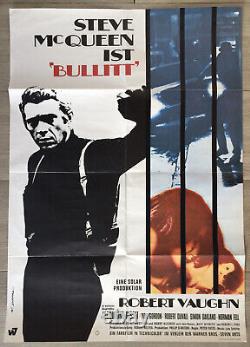 BULLITT 1968 PETER YATES STEVE MCQUEEN ORIGINAL POSTER