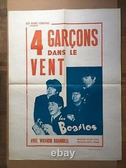 Beatles 4 Garons In The Sale W. Brambell Affiche Original Period Poster