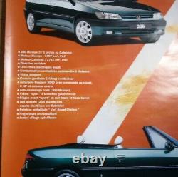 Beautiful Original Poster Poster Peugeot 306 Roland Garros 1996 120 X 80 Tbe