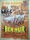 Ben Hur (affiche Cinéma Resoutage'60) Heston, Original French Movie Poster