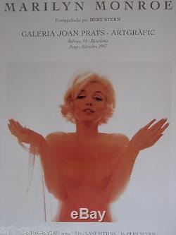 Bert Stern Marilyn Monroe Poster Produced In 1997 Fond Poligrafa Post