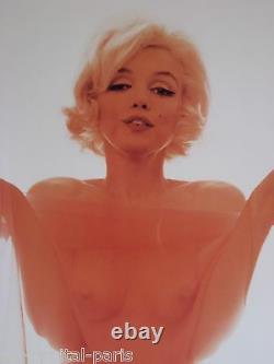 Bert Stern Shows Marilyn Monroe Produced In 1997 Background Poligrafa Poster