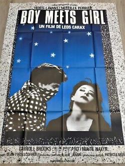 'Boy Meets Girl Original Poster 120x160cm 4763 1984 Leos Carax D Lavant'