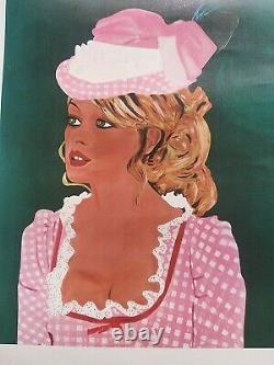 Brigitte Bardot, Meurice Hotel, Caesar. C Old/original Poster Poster 1972