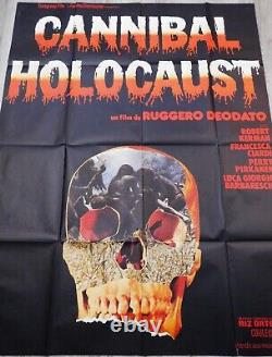 Cannibal Holocaust Original Poster 120x160cm 4763 1980 Ruggero Deodato