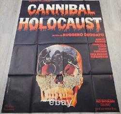 Cannibal Holocaust Original Poster 120x160cm 4763 1980 Ruggero Deodato