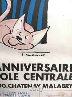 Central School A 150 Years Original Poster F. Cointe Poster 1979