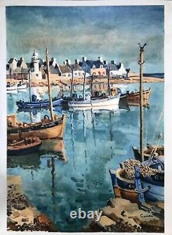 Ceria Poster Original 1953 Brittany Sncf Railways French Poster