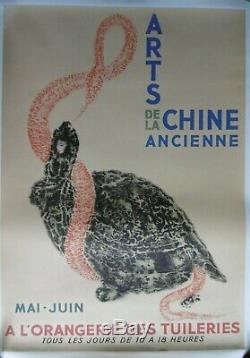 China Arts Old Original Poster 1937 Paris Vintage Poster China Asia