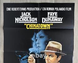 Chinatown 1974 Polanski Faye Dunaway Jack Nicholson Original Poster Advertisement