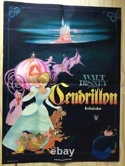 Cinderella Poster Cinema R'60 Original Movie Poster Cinderella Walt Disney