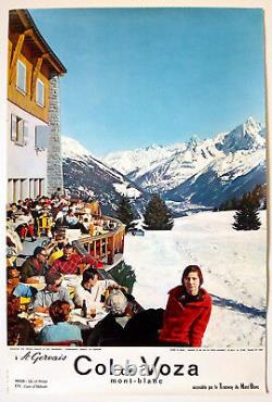 Col De Voza Mont-blanc Saint-gervais- Original Poster Poster 1960