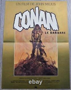 Conan the Barbarian Original Poster 40x60cm 15x23 1982 A. Schwarzenegger