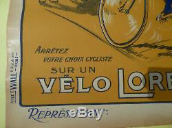Cycles Lorette Displays Old Pub In 1920 Velo Cycling Bourges Original Post