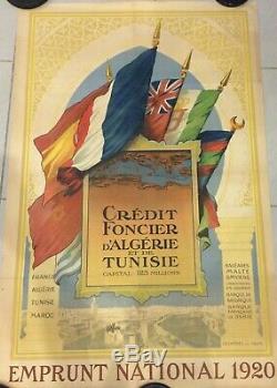 Displays Devambez 1920 Loan Algeria Tunisia Original French Post