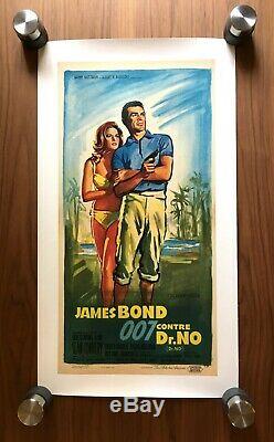 Dr. No Original French Movie Poster James Bond 007 40x80 Poster. Very Rare