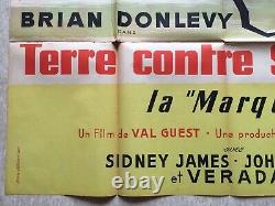 Earth Against Satellite (view Eo 1958) Original Grande French Movie Poster