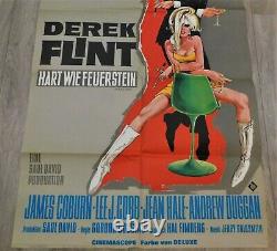 F Like Flint Poster German Original Poster 84x120cm 33x47 1967 James Coburn