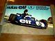 F1 World Championship Poster Jackie Stewart Oil Elf Sport Car Auto Poster