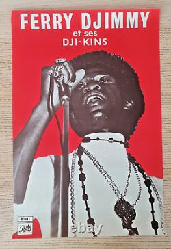 FERRY DJIMMY and his DJI-KINS ORIGINAL RARE POSTER ca1970