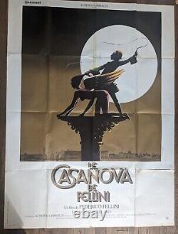 Fellini Casanova original vintage XL movie poster 120 x 160