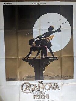 Fellini Casanova original vintage XL movie poster 120 x 160