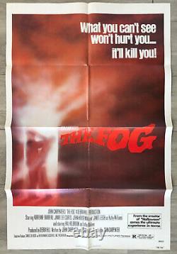 Fog 1980 John Carpenter Curtis Barbeau Holbrook Original Poster Advertisement