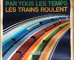 Foré Original Advertising Poster Railway 1972 French Poster