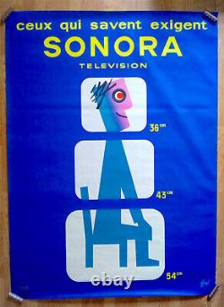 Foré Sonora Original Poster Very Rare Poster 1956