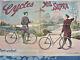 Former Poster Original Bike Cycles Nil Supra Ch Verneau Paris Old Poster