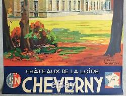 France Cheverny Champseix Sncf, Poster Former Tourism / Travel Original Post