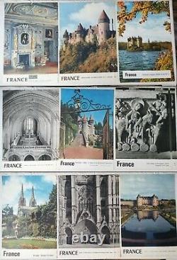 France Tourism Set Of 129 Old/original Travel Posters 1957-64