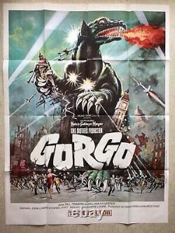 GORGO / Cinema Poster Reissue'70s Original Large French Movie Poster