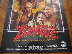 George A. Romero Zombie 1978 French Poster Original