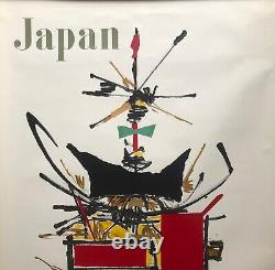 Georges Mathieu Air France Original Poster Japan 1967 Draeger French Poster