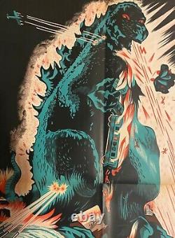 Godzilla (Movie Poster EO 1954) Gojira Honda Kaiju Original Movie Poster in Excellent Condition