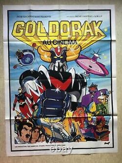 Goldorak At The Cinema (view Eo 1978) Grendizer Original Big French Movie Poster