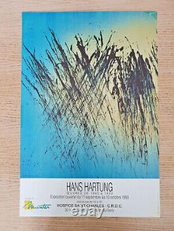 Hans Hartung Original Exhibition Poster Poster 1993