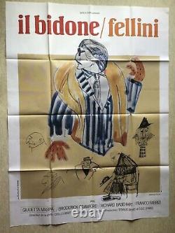 IL Bidone Poster Cinema 1955 Original Grande French Movie Poster Fellini