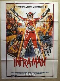 INFRAMAN (Super Inframan) Original 1975 Large French Movie Poster
