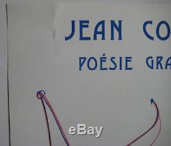 Jean Cocteau In 1973 Lithographic Poster Signed Signed Lithographic Post