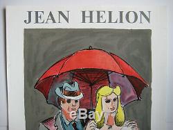 Jean Helion Poster Pulled In 1986 Lithography Lithographic Poster Gallery Paris