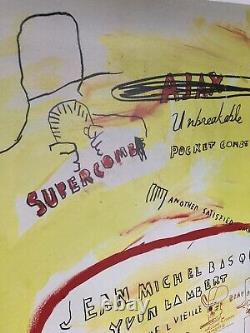 Jean Michel Basquiat Super Comb Poster, Original 1988 Print