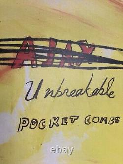 Jean Michel Basquiat Super Comb Poster, Original 1988 Print
